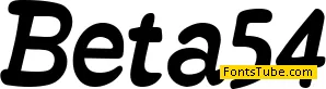 Beta54 Font