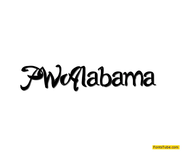 PWAlabama Font