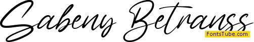 Sabeny Betranss Font