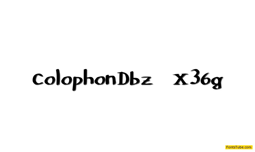Colophon