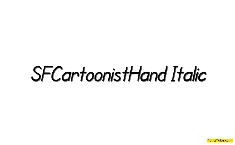 SF Cartoonist Hand Font Family