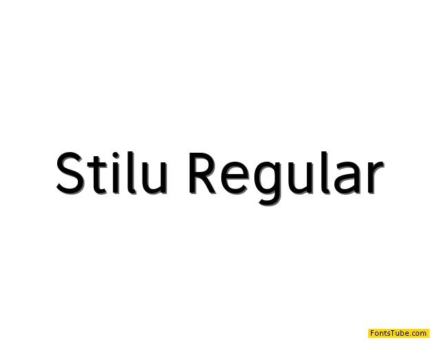 Stilu Font Family