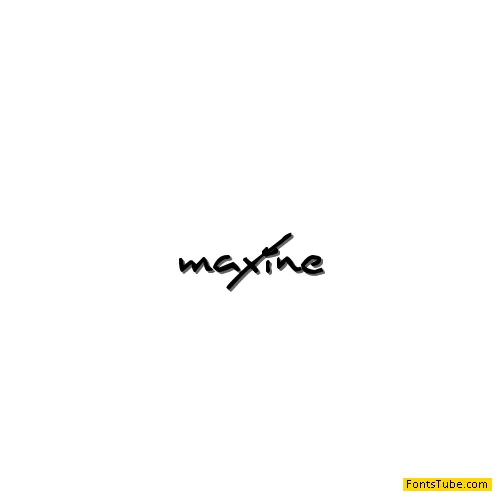 Maxine Script Font