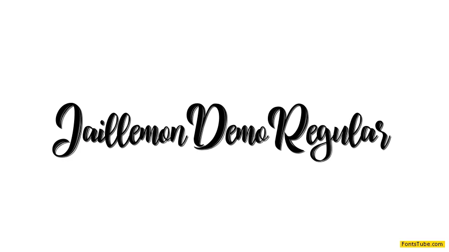 Jaillemon Demo Font
