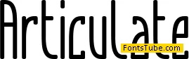 Articulate Font
