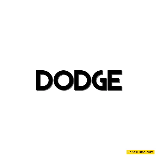 DODGE Font