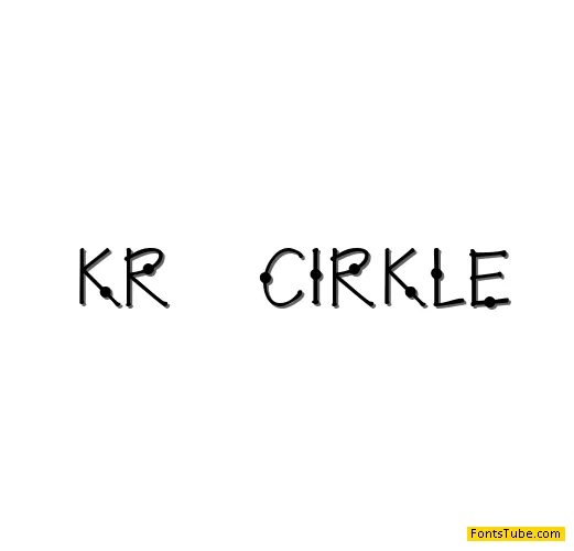 KR Cirkle Font
