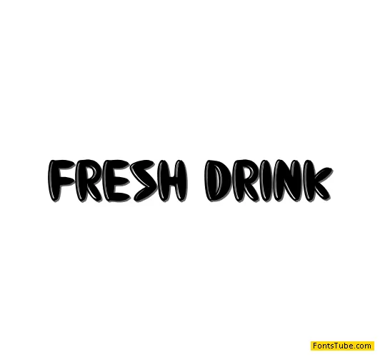 Fresh Drink Font