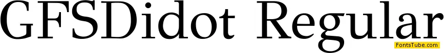 GFS Didot Font