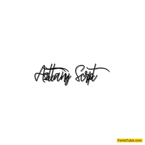 Asittany Script Font