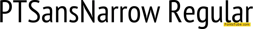 PT Sans Narrow