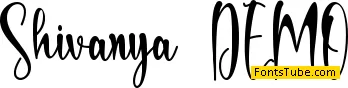 Shivanya- PERSONAL USE Font