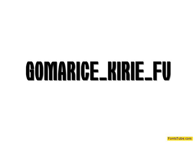 Kirie-Fu Font