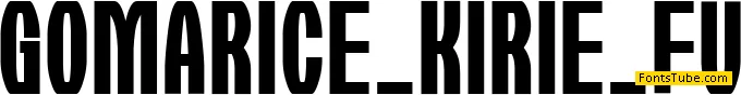Kirie-Fu Font