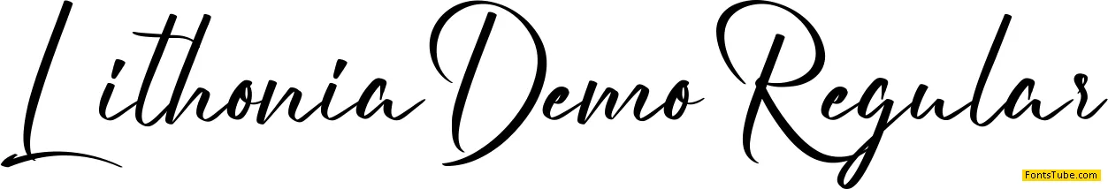Lithonia Demo Font