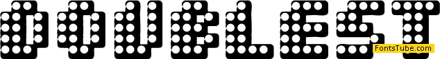 Double Strike Font
