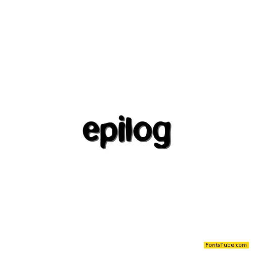 Epilog Font