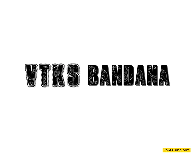 VTKS Bandana Font