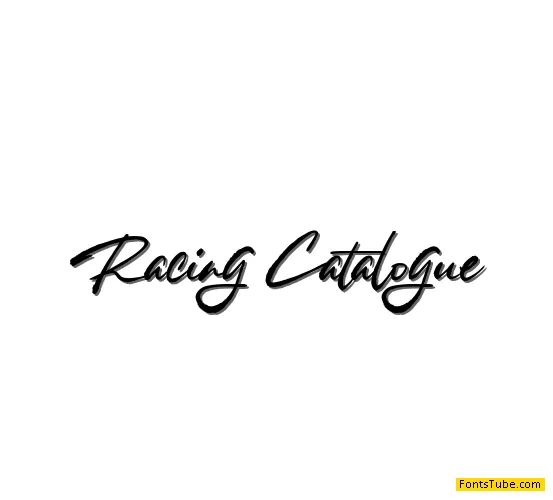 Racing Catalogue