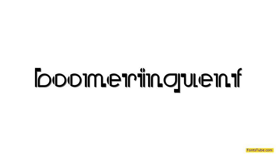 Boomer Ingue NF Font
