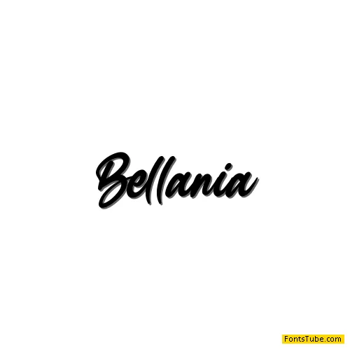 Bellania Font