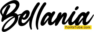 Bellania Font