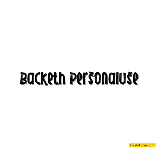 Backeth Font