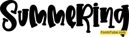 Summering - personal use Font