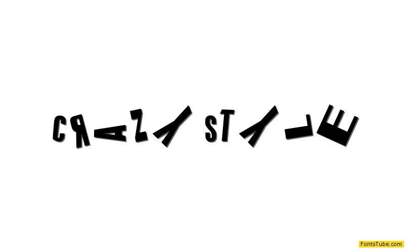 cRAZY sTYLE Font
