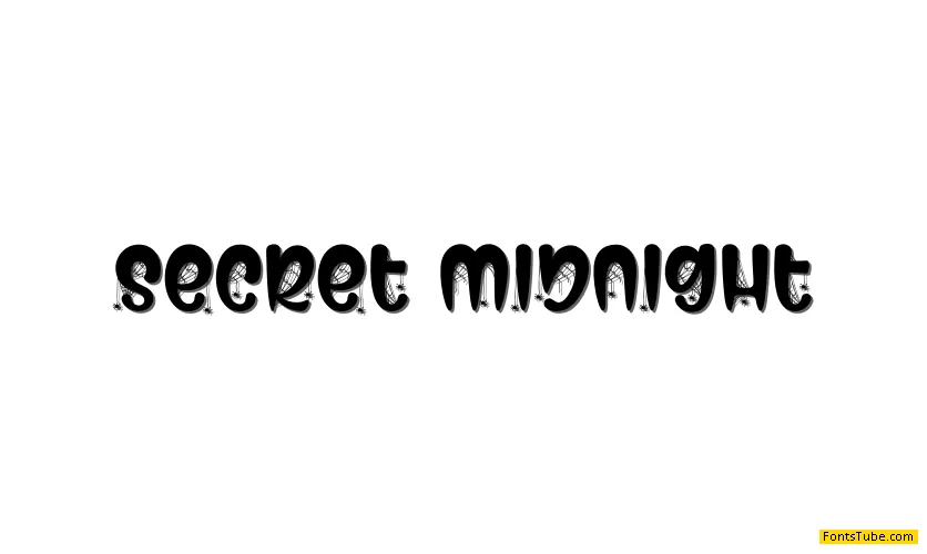 Secret Midnight Font