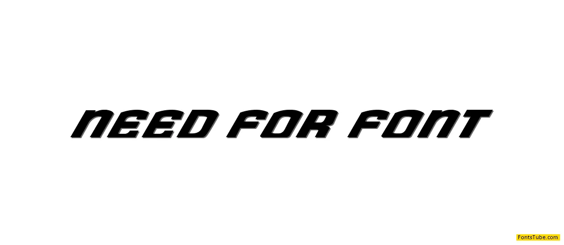 Need for Font Font