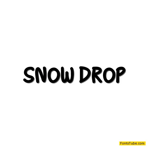 Snow Drop Font