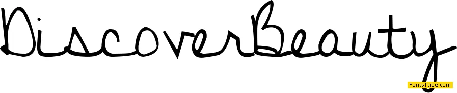 Discover Beauty Font