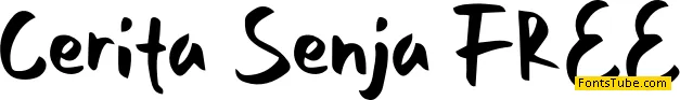 Cerita Senja FREE Font