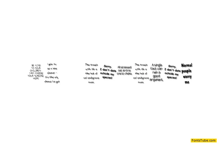 KR Peoplez Font