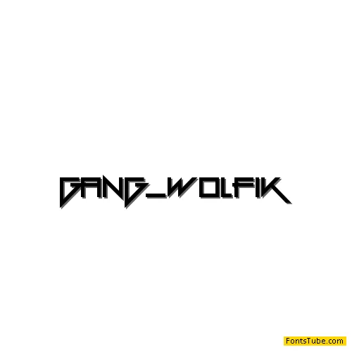 Gang Wolfik Font