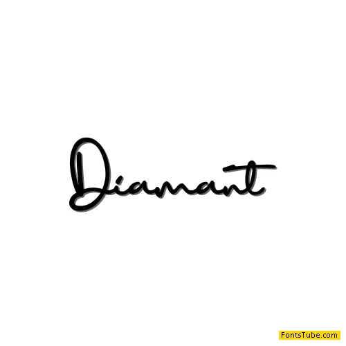 Diamant handwriting Font