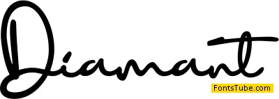 Diamant handwriting Font