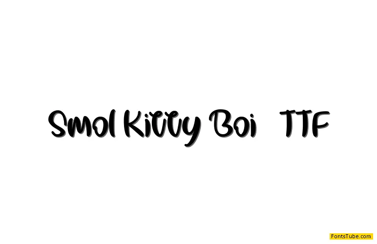 Smol Kitty Boi Font