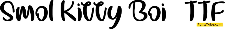 Smol Kitty Boi Font