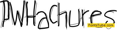 PWHachures Font