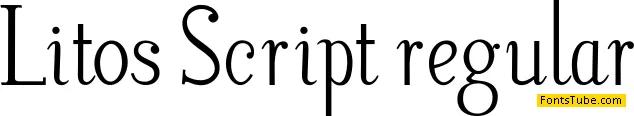Litos Script Font Family