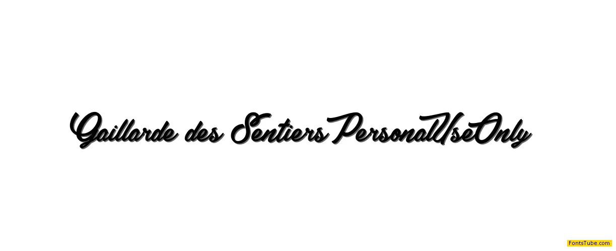 Gaillarde des Sentiers
