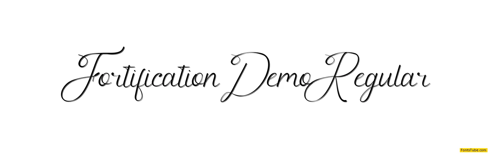 Fortification Demo Font
