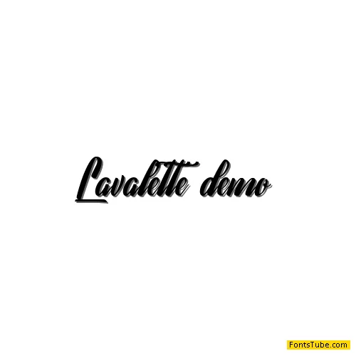 Lavalette Font