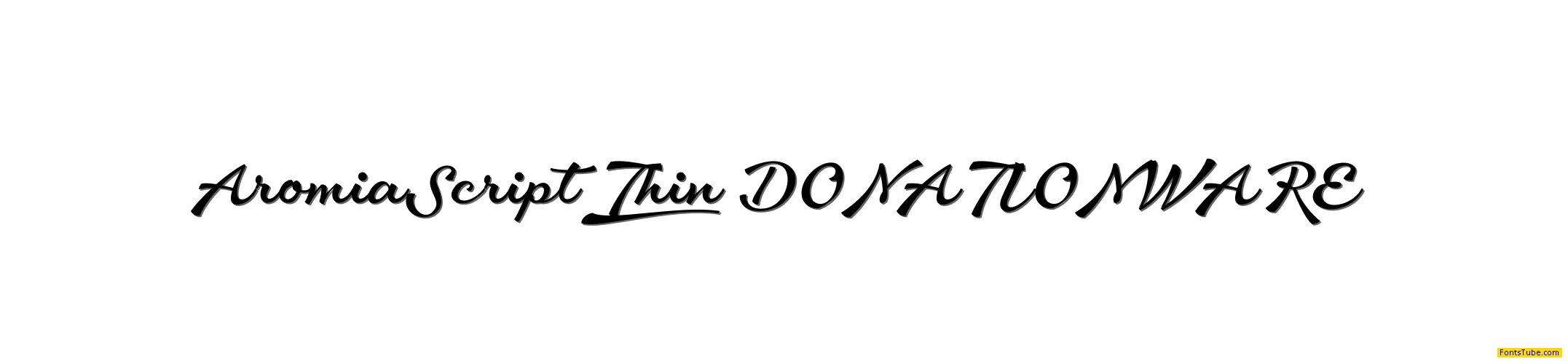 Aromia Script Font Family