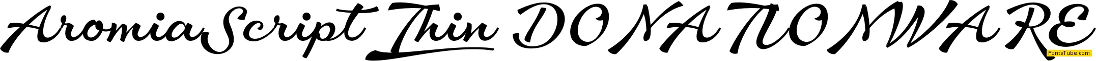 Aromia Script Font Family