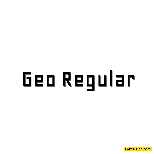 Geo Font Family