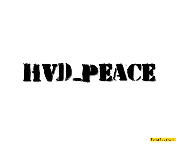 HVD Peace Font