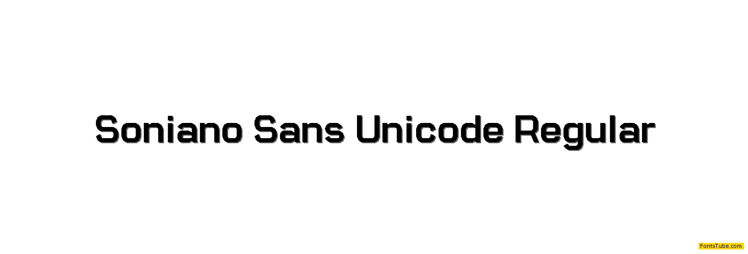 Soniano Sans Unicode Font